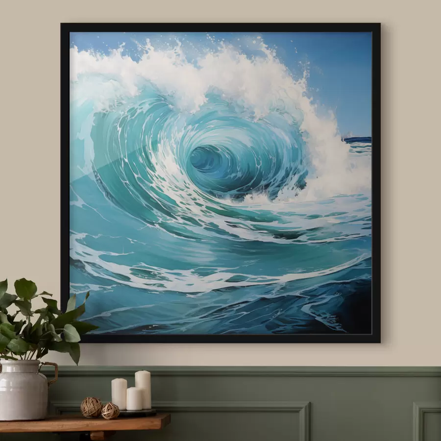 Papier peint Les vagues de l'océan f49637