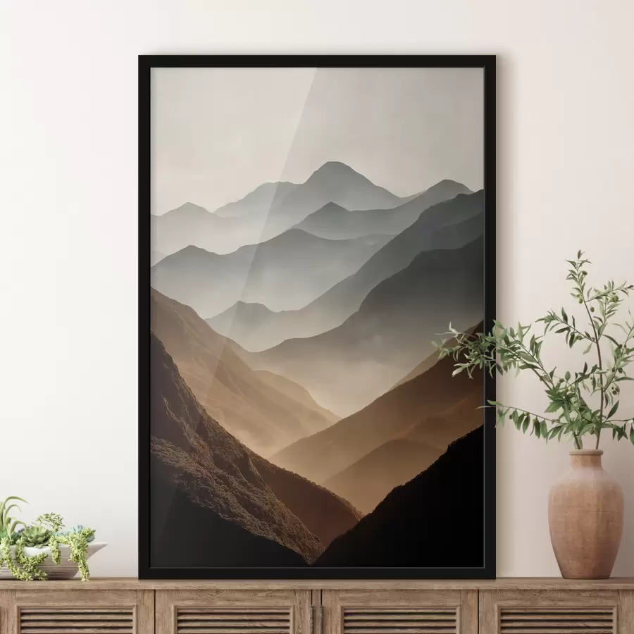 Papier peint Montagnes paisibles f49643