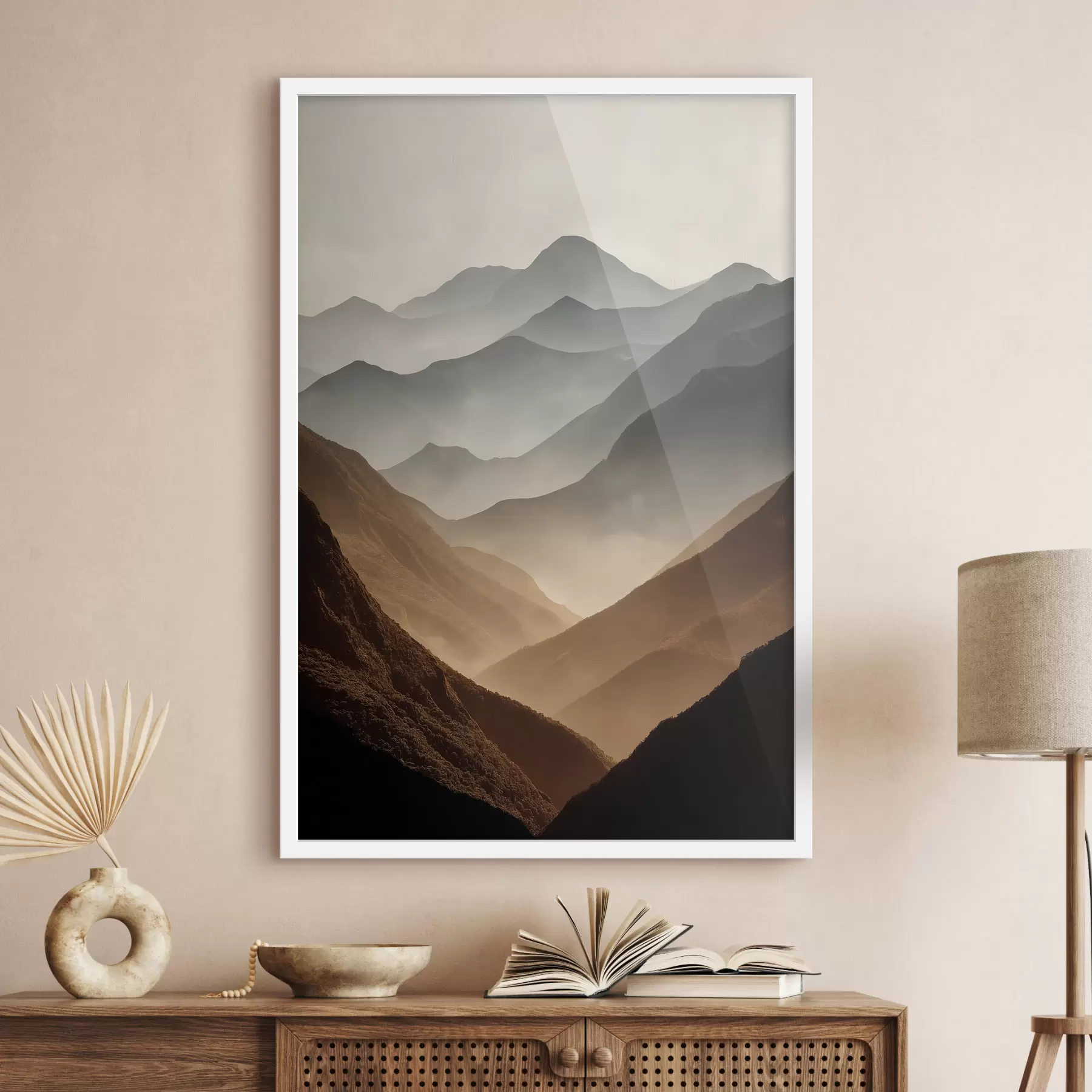 Papier peint Montagnes paisibles f49643