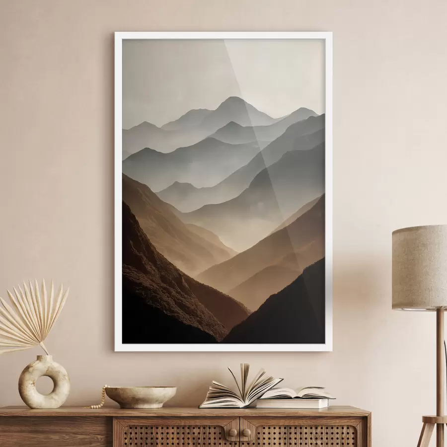 Papier peint Montagnes paisibles f49643