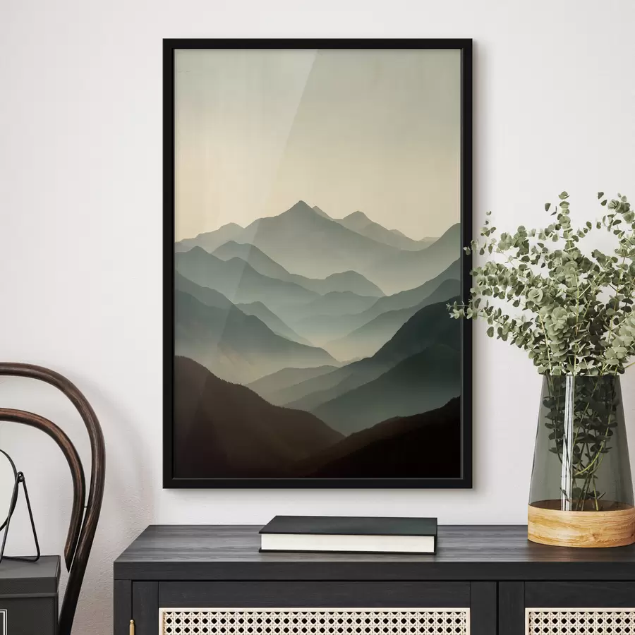 Papier peint Les montagnes à l'aube f49644