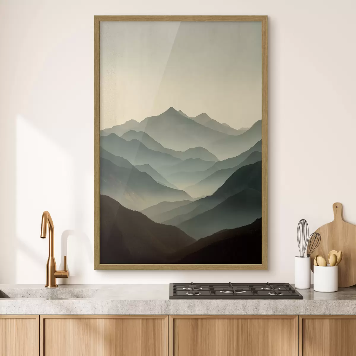 Poster Les montagnes à l'aube f49644