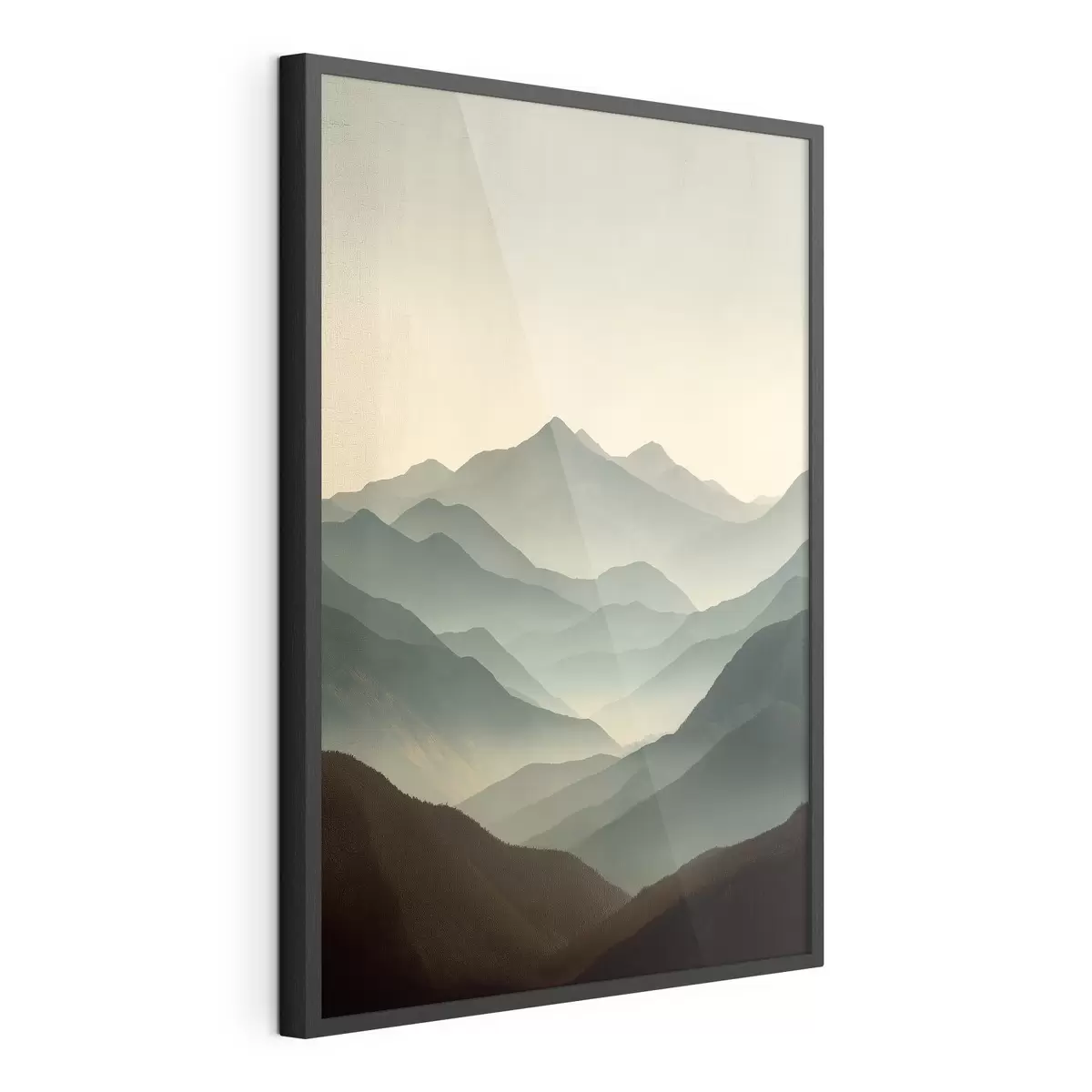 Poster Les montagnes à l'aube f49644
