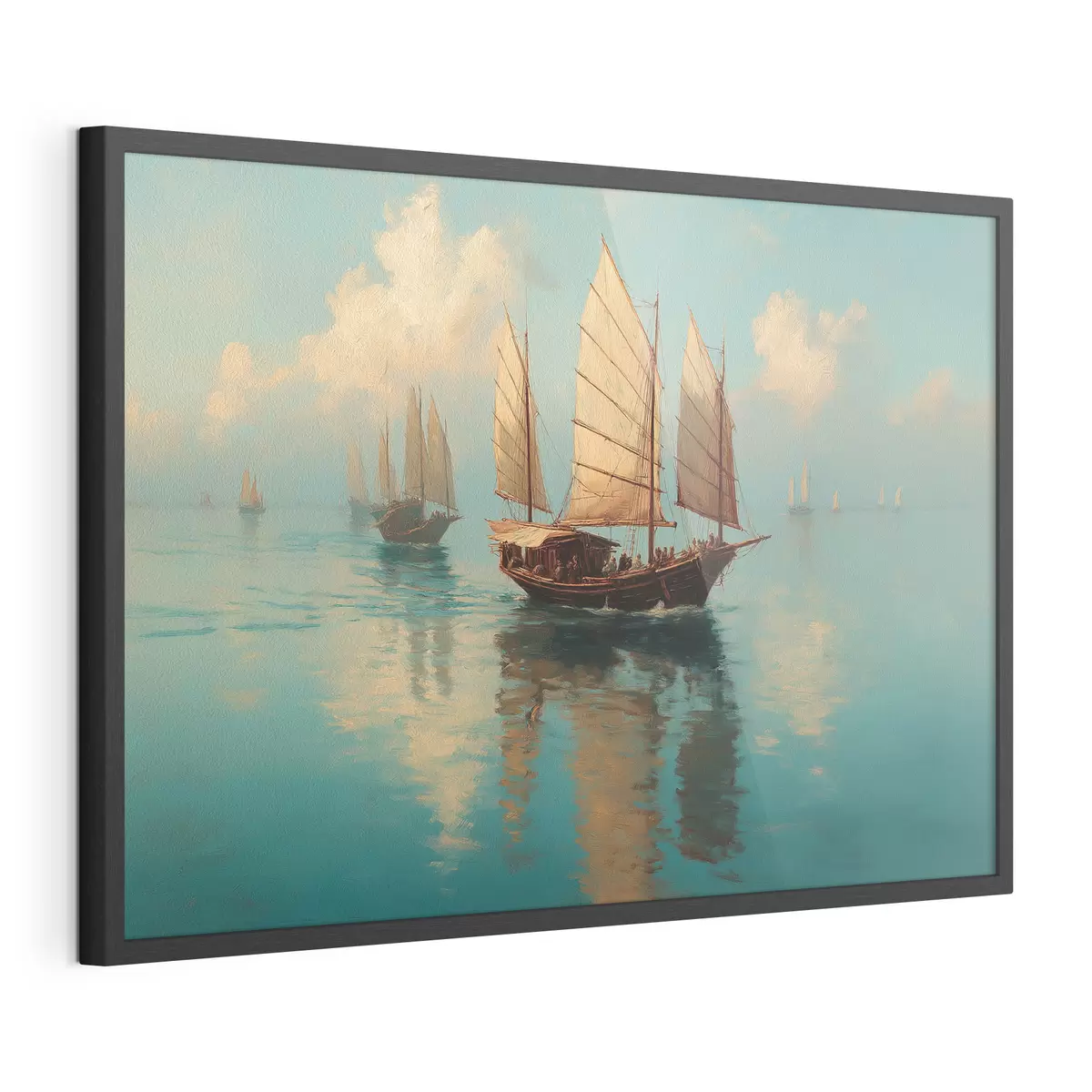 Poster Sortie en voilier le matin f49654