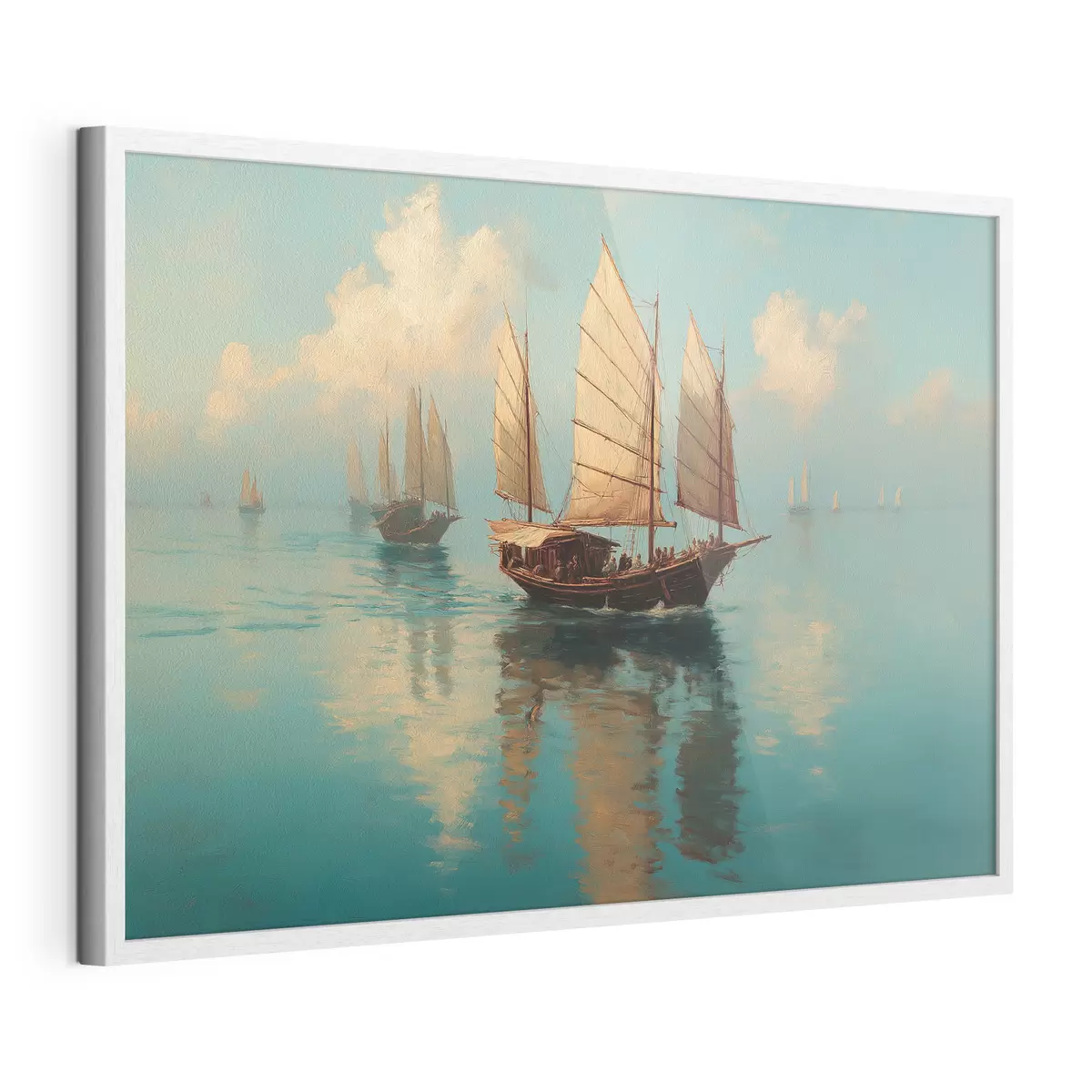 Poster Sortie en voilier le matin f49654