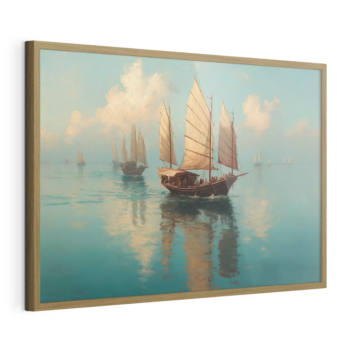 Poster Sortie en voilier le matin f49654