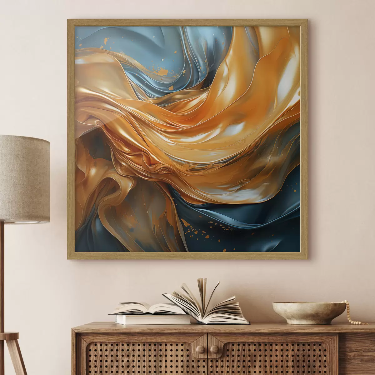 Poster Vagues abstraites f49657