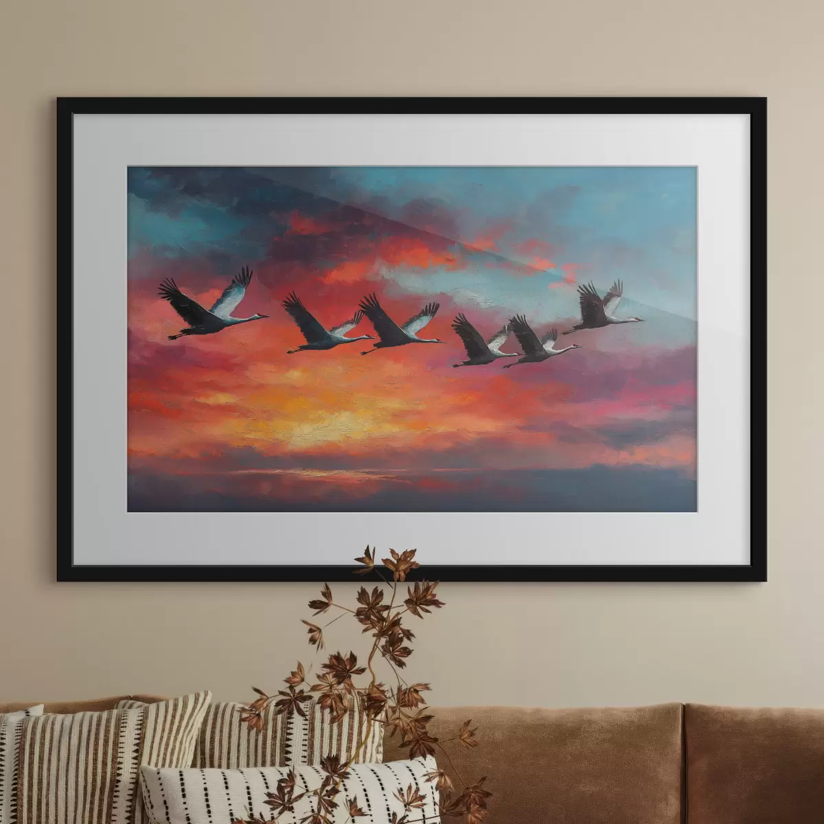 Poster Oiseaux et amour f49659
