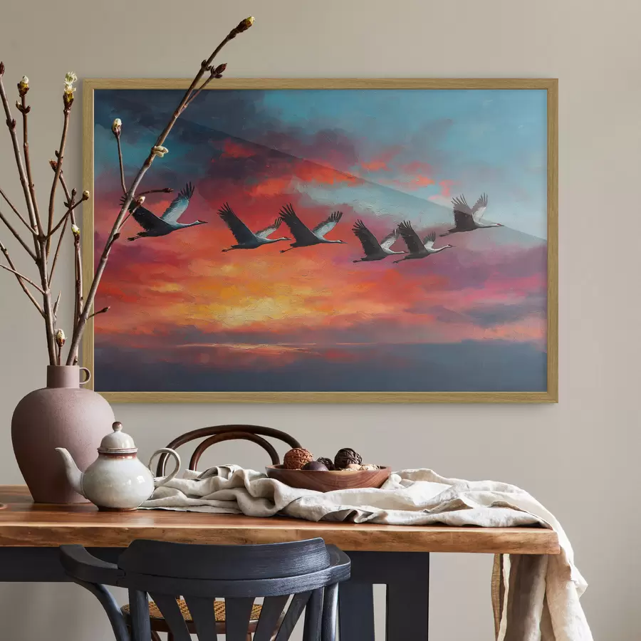 Papier peint Oiseaux et amour f49659