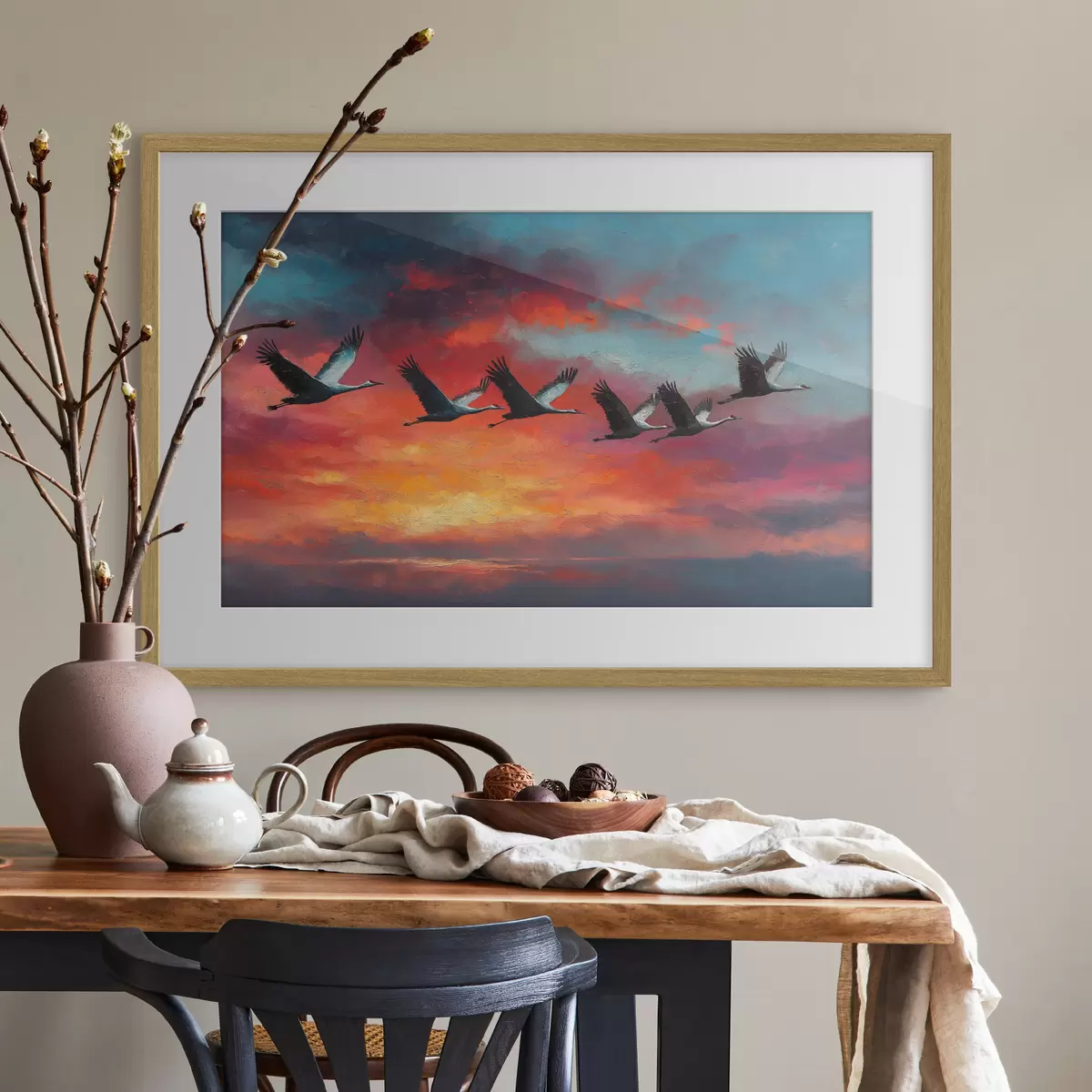 Poster Oiseaux et amour f49659