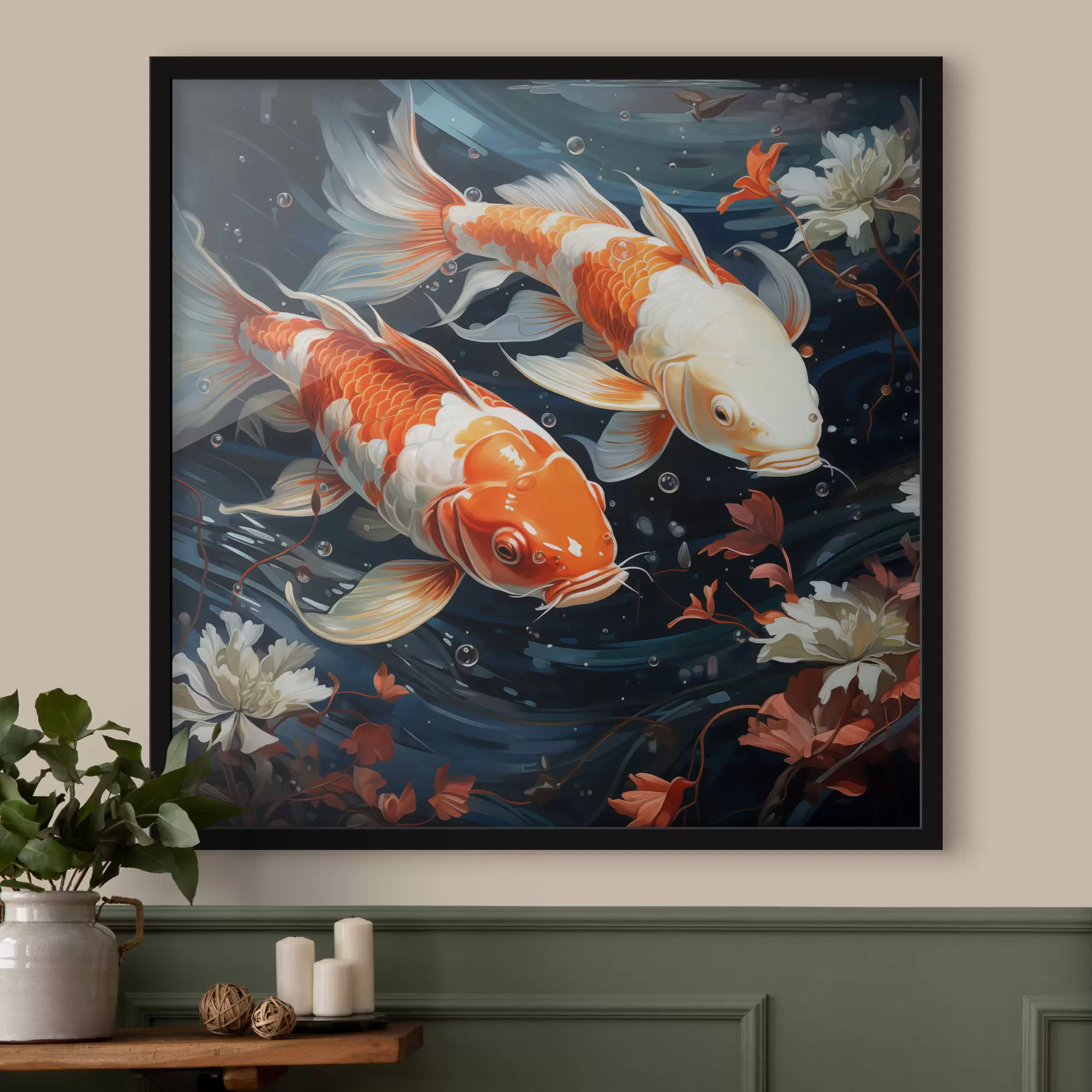 Papier peint Des poissons dans l'eau f49660