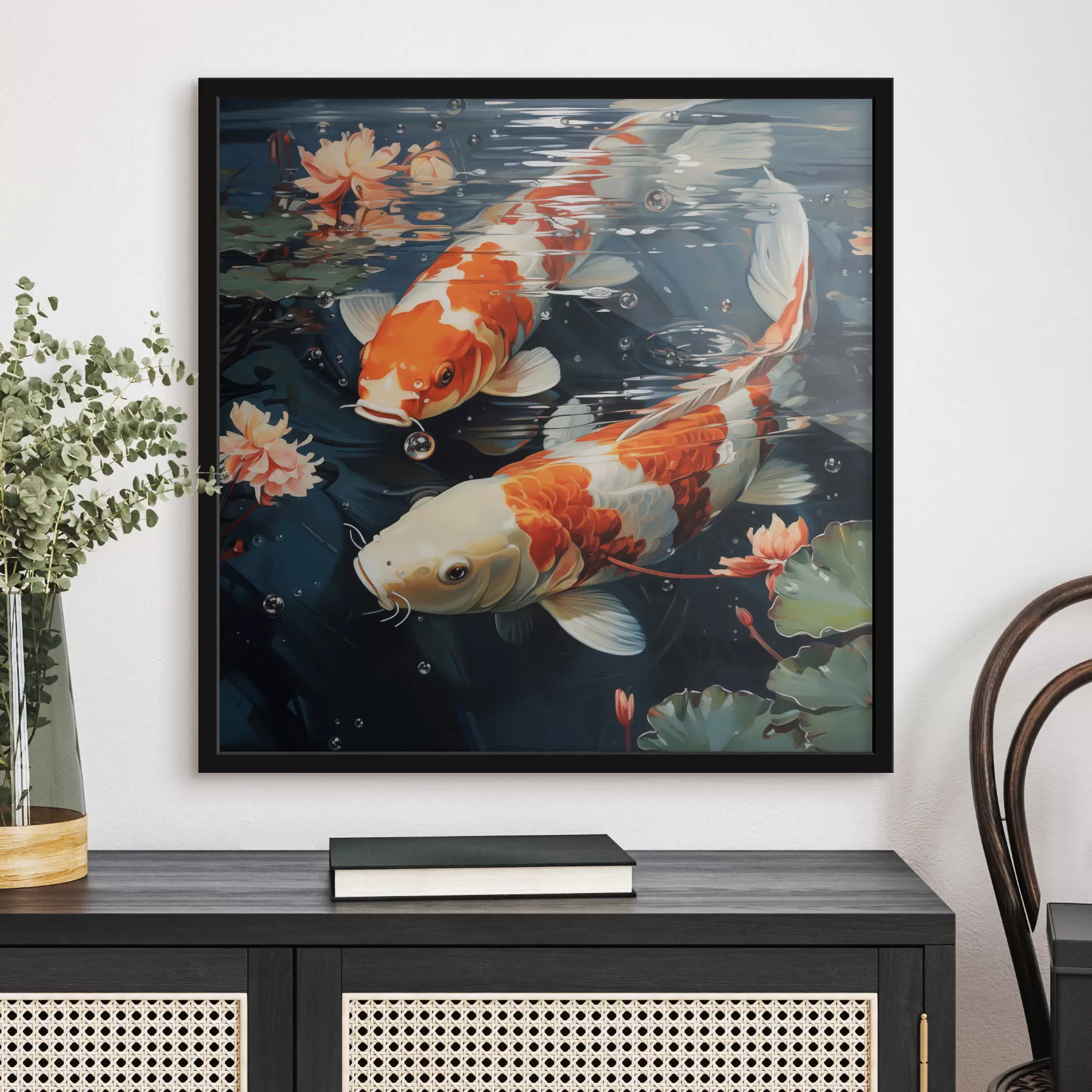 Papier peint Poissons colorés f49661