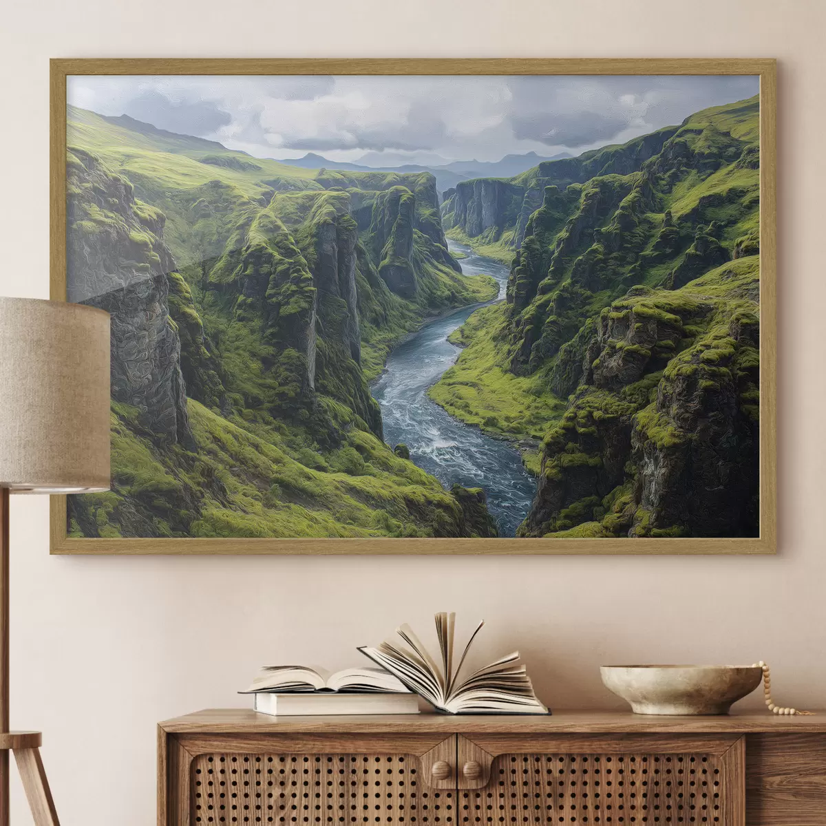 Poster Vue sur le canyon f49662
