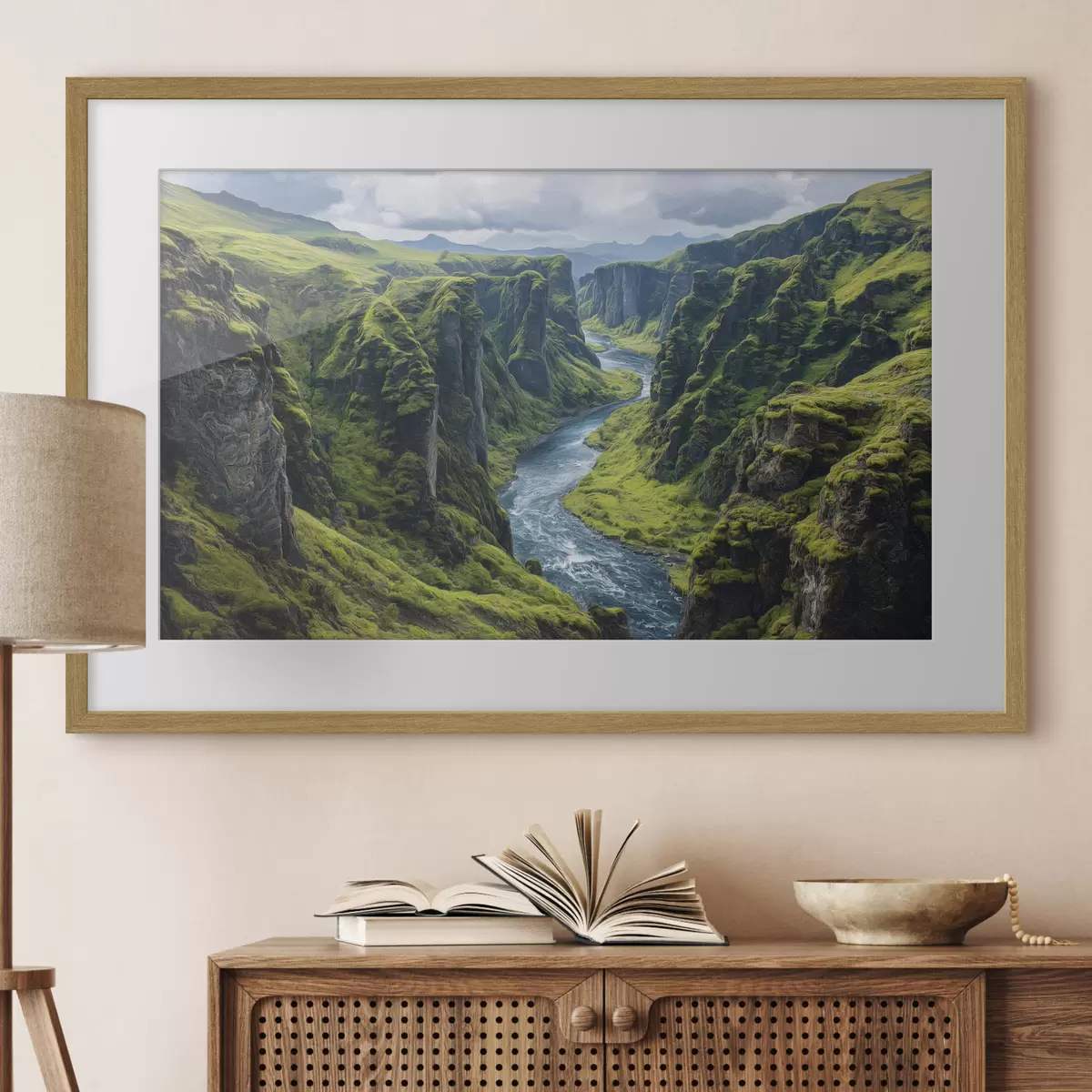 Poster Vue sur le canyon f49662