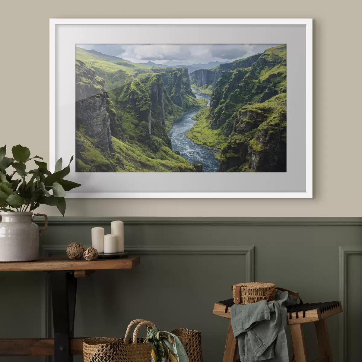 Poster Vue sur le canyon f49662