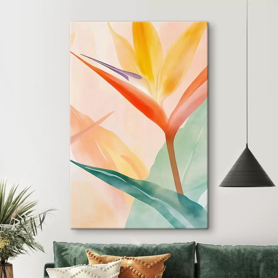 Tableau L'oiseau de paradis : botanique tropicale s49380