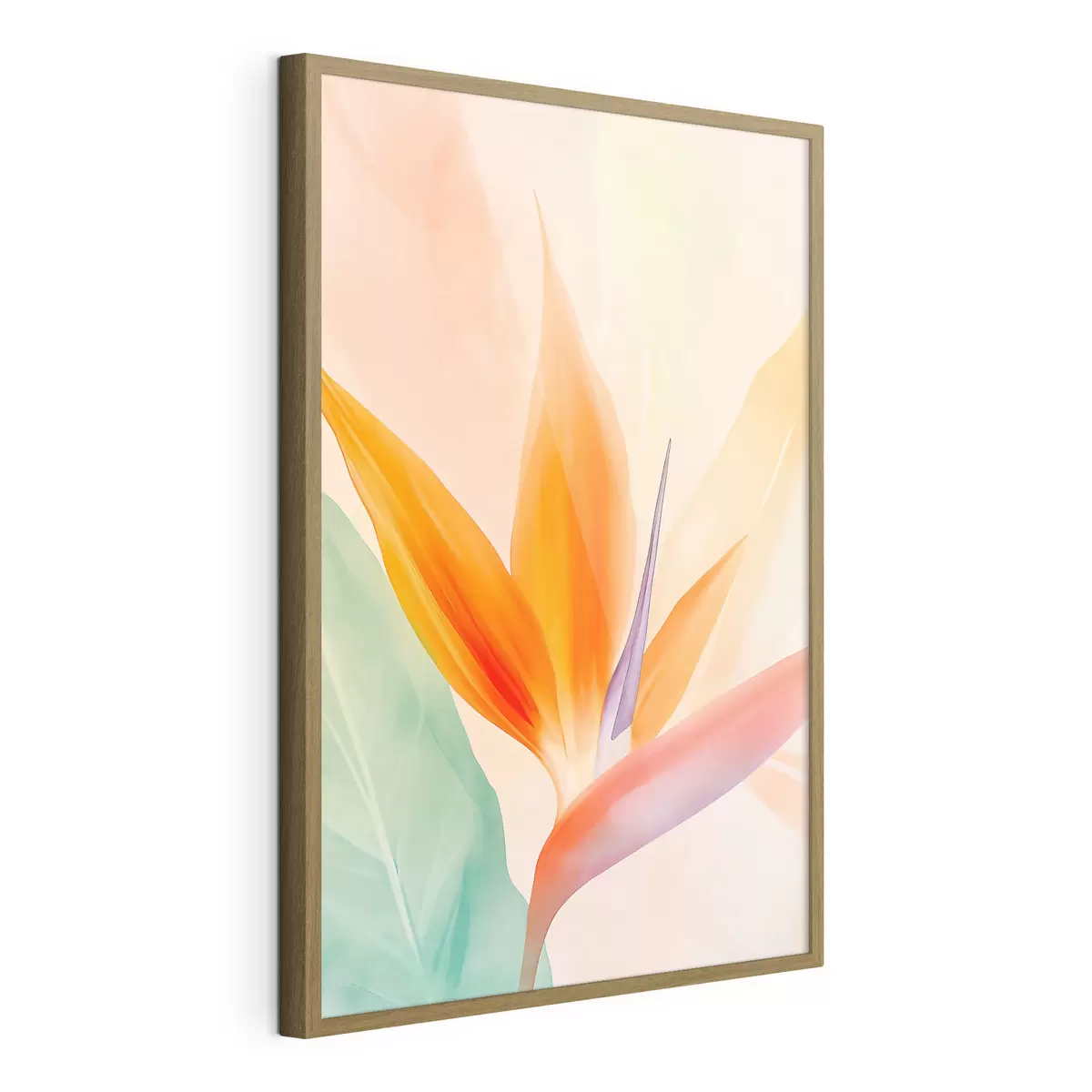 Poster Fleur de strelitzia tropicale f49379