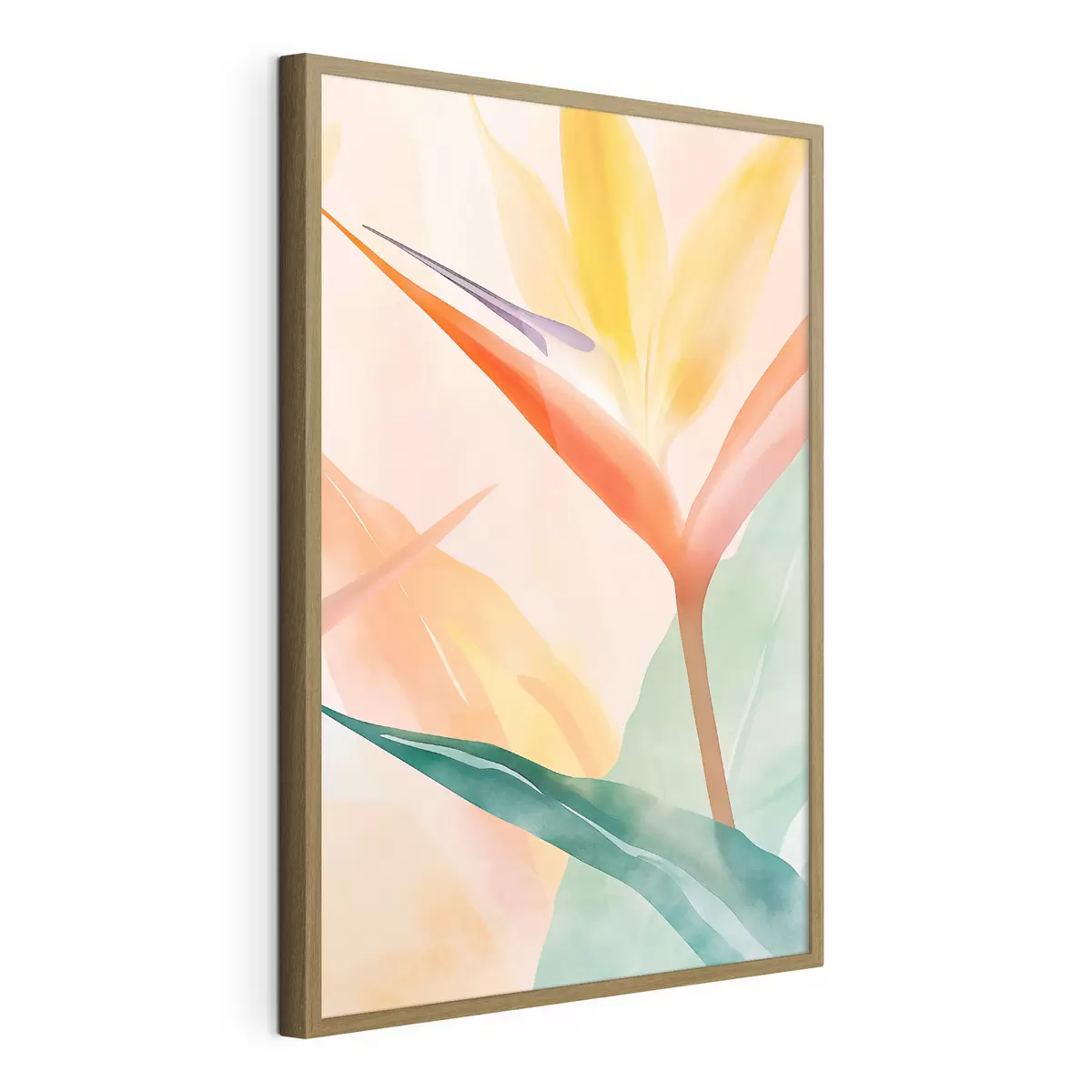 Poster L'oiseau de paradis : botanique tropicale f49380