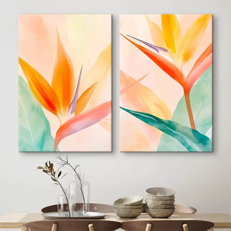 Tableau Fleur de strelitzia tropicale m30605