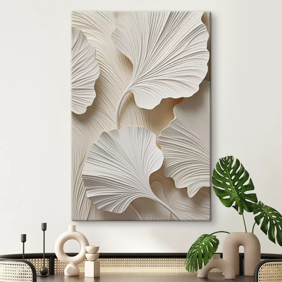Tableau Motif floral abstrait, illustration plate s49754