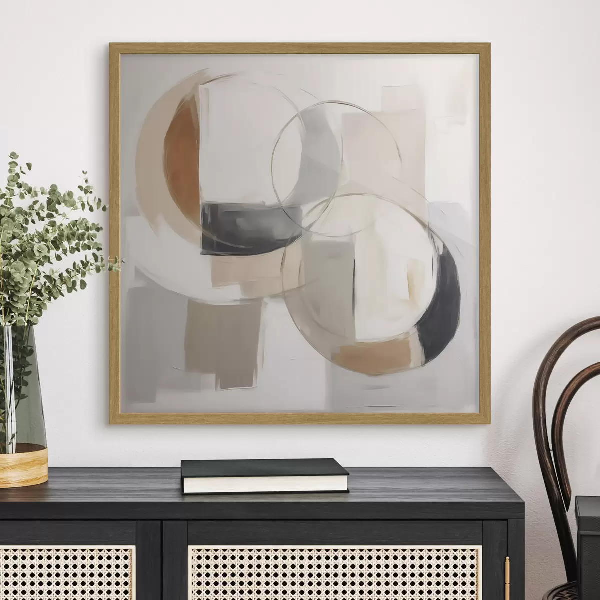 Poster Abstraction imitation de la peinture f49744