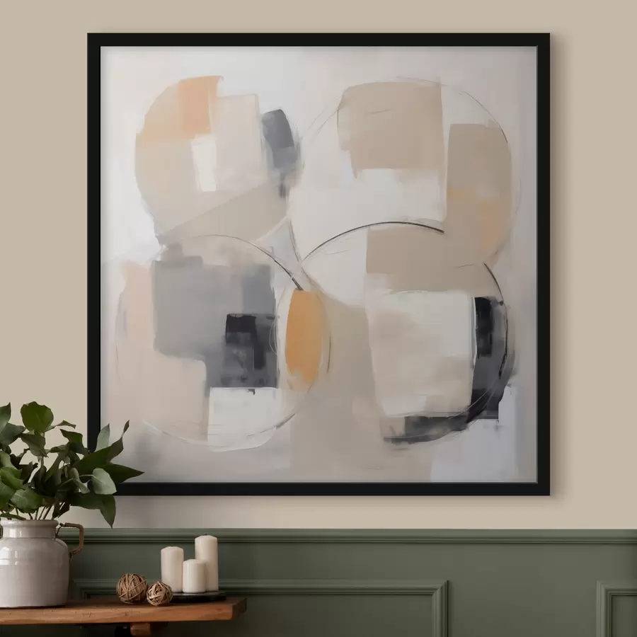 Papier peint Abstraction moderne imitation de la peinture f49745