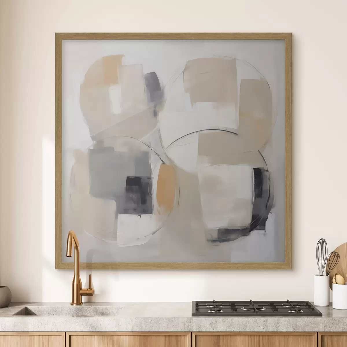 Poster Abstraction moderne imitation de la peinture f49745