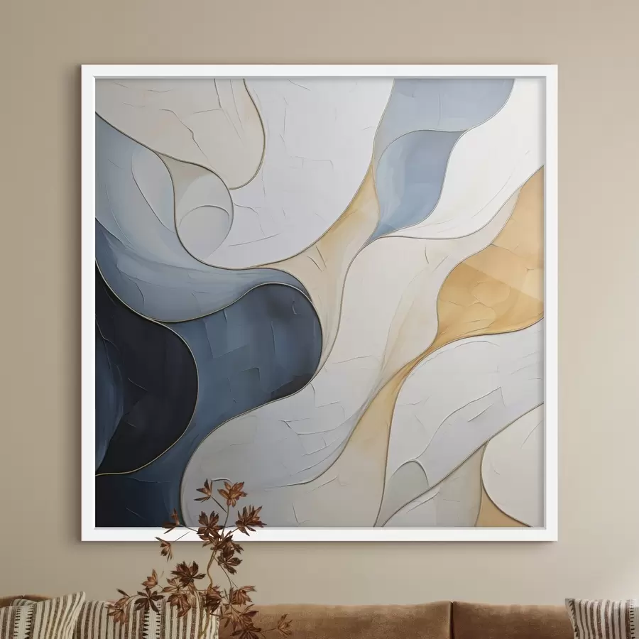Papier peint Motif abstrait, imitation de peinture f49752