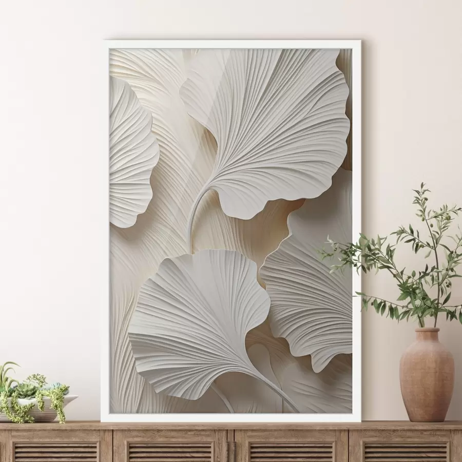 Papier peint Motif floral abstrait, illustration plate f49754
