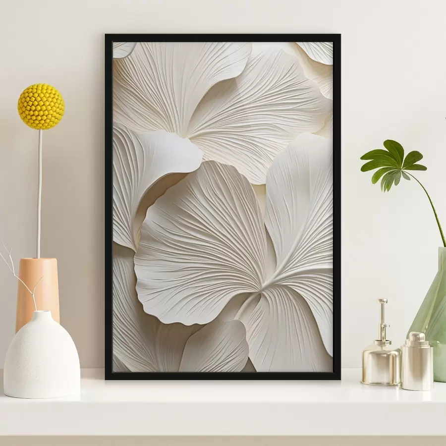 Papier peint Motif floral abstrait, illustration plate f49755