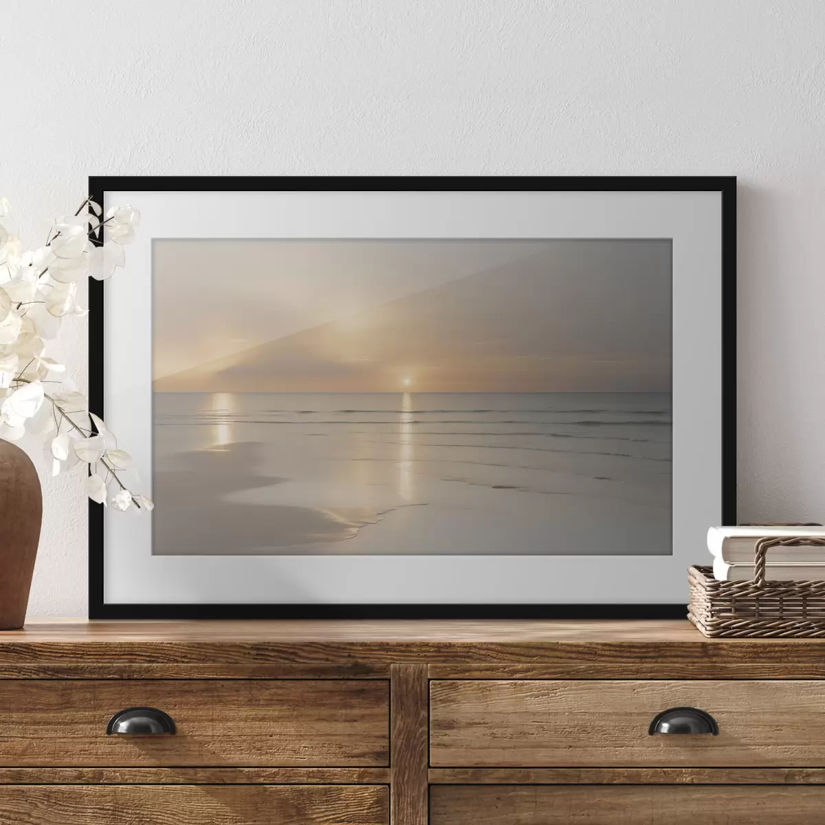 Poster Rivage et caresse f49357