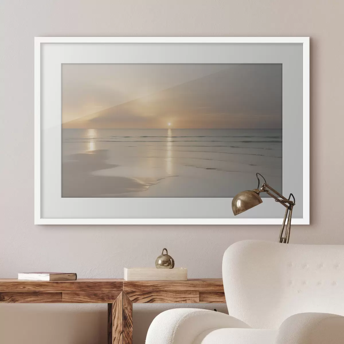 Poster Rivage et caresse f49357