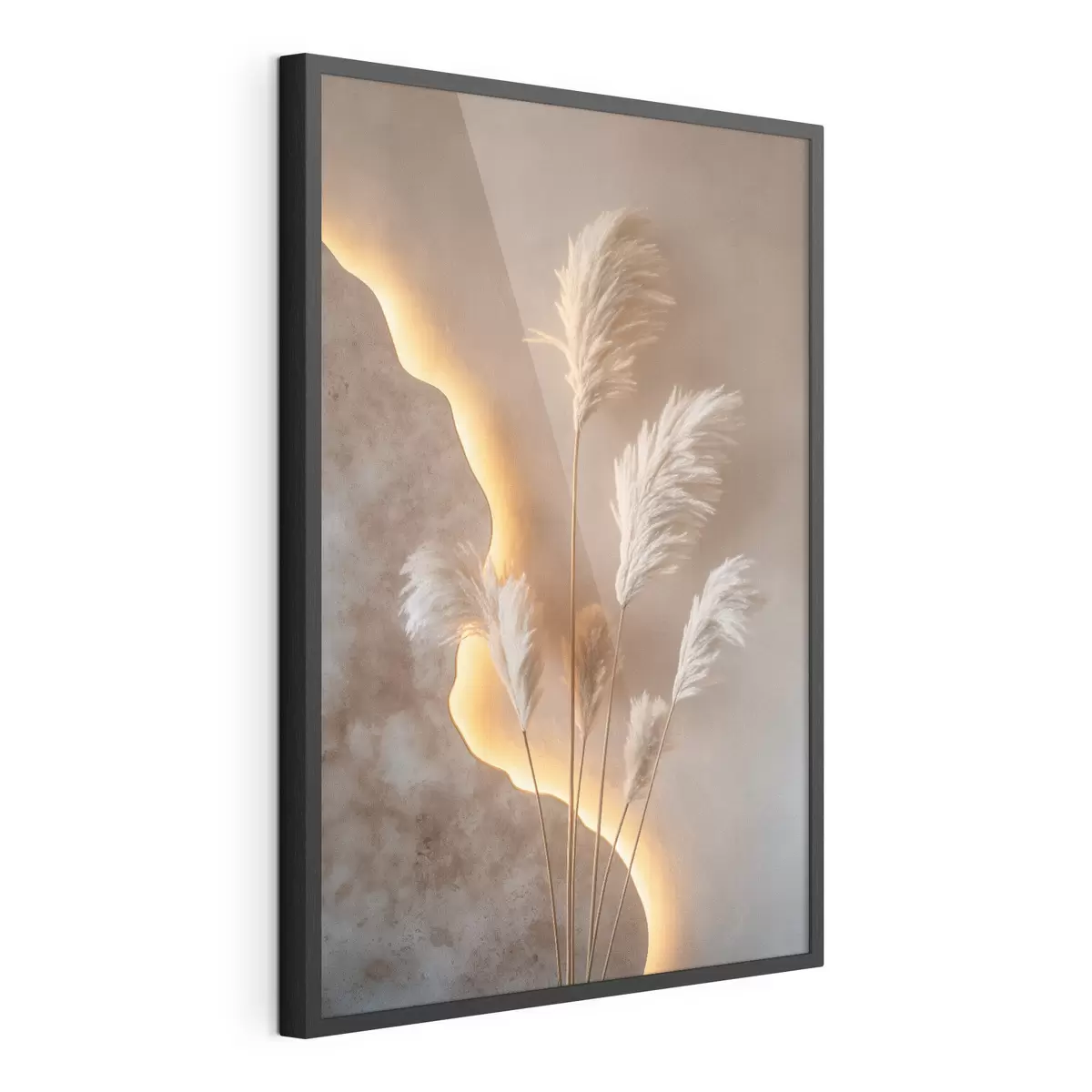 Poster Herbes et lueur f49678