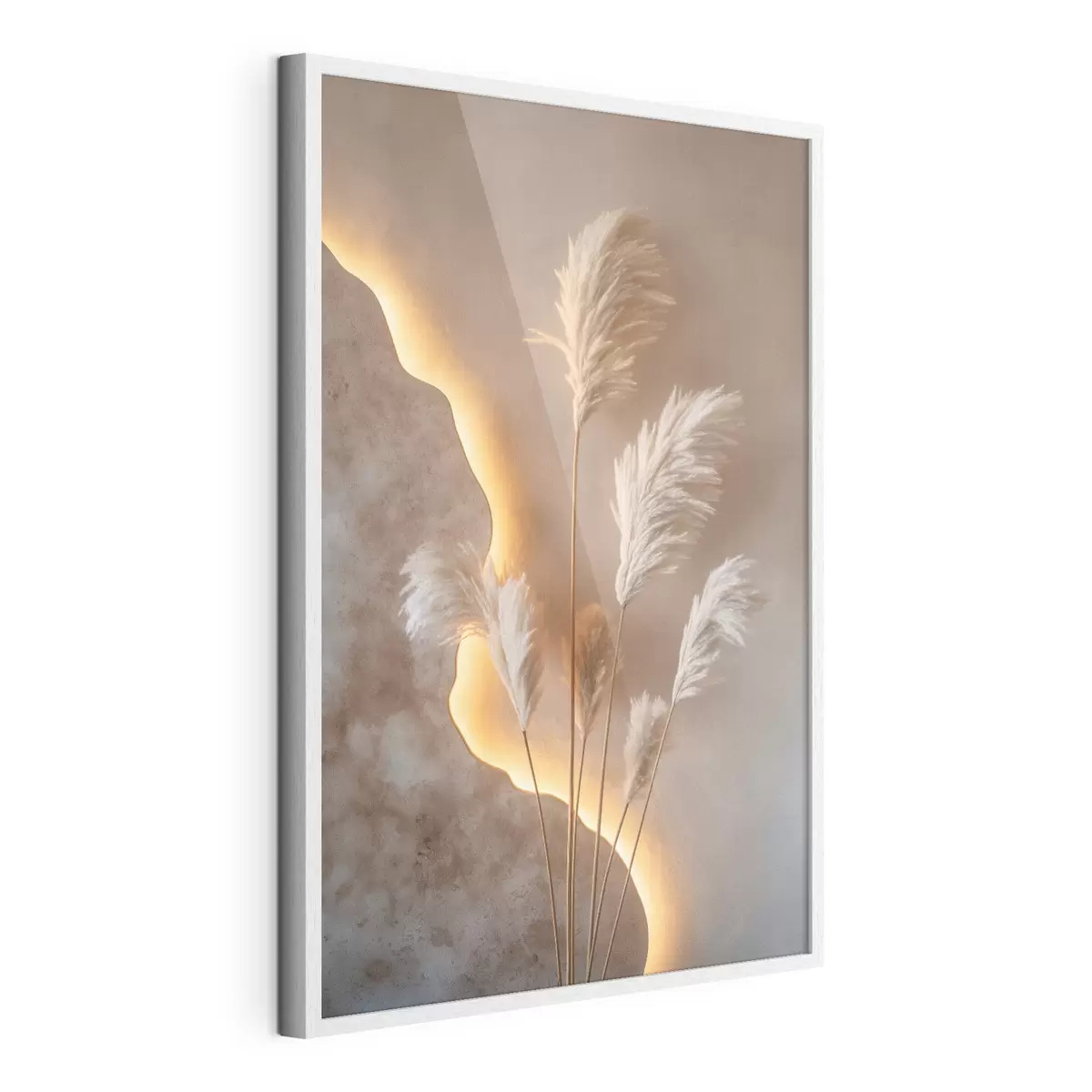 Poster Herbes et lueur f49678