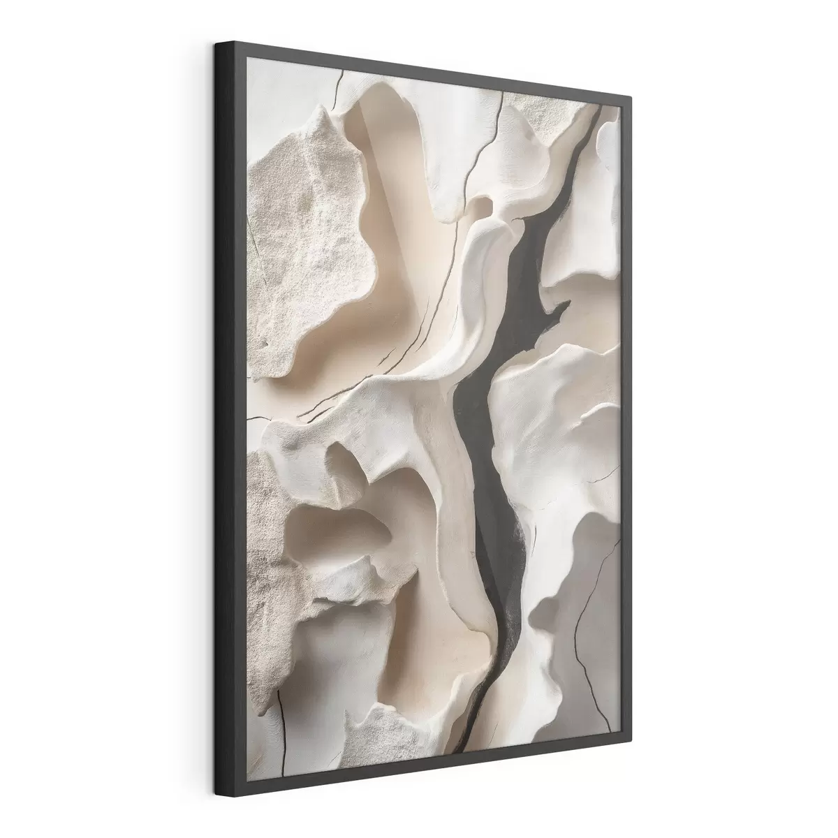 Poster Relief abstrait aux formes organiques légères f49687