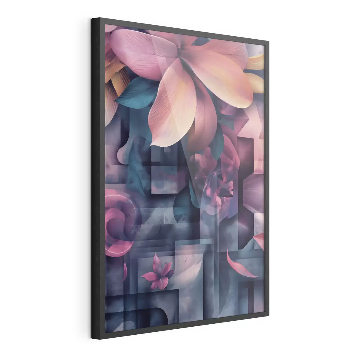 Poster Fleurs tropicales violettes f49730