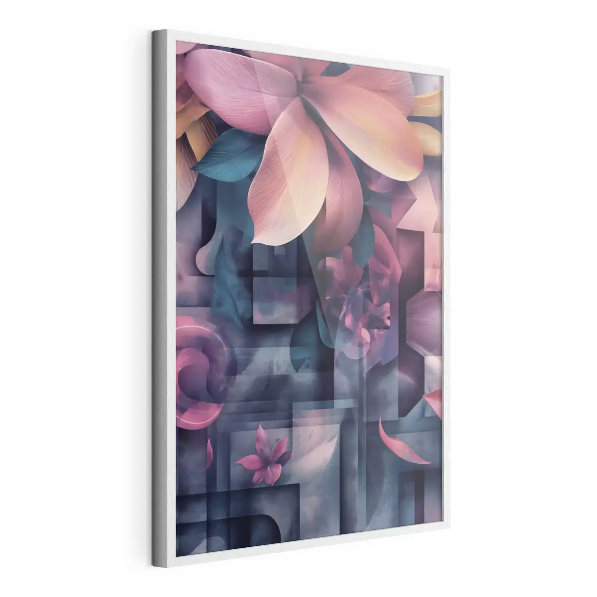 Poster Fleurs tropicales violettes f49730