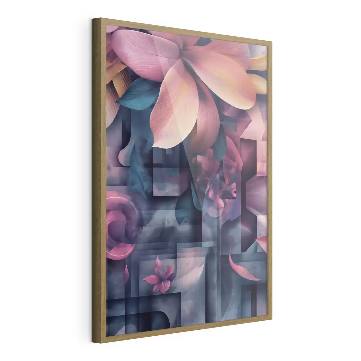 Poster Fleurs tropicales violettes f49730