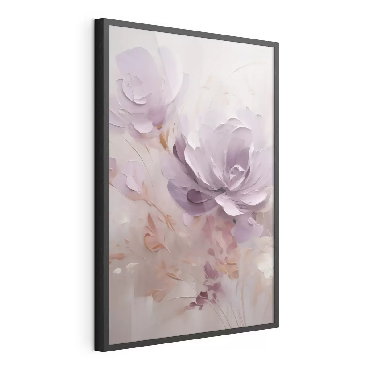 Poster Aquarelle représentant une pivoine lilas f49734
