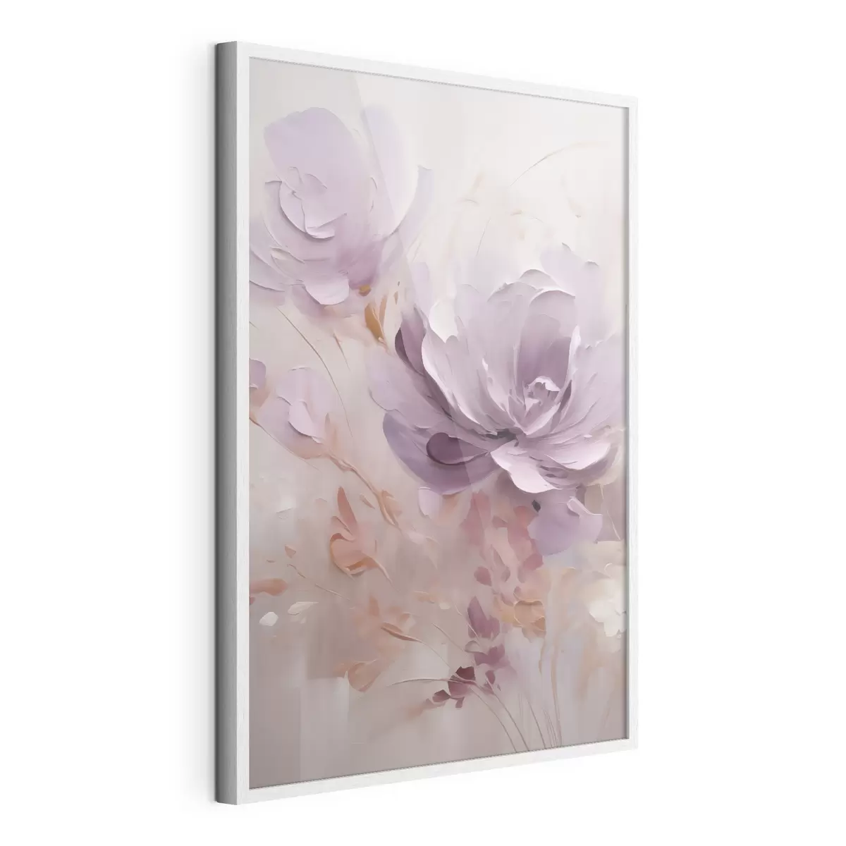 Poster Aquarelle représentant une pivoine lilas f49734