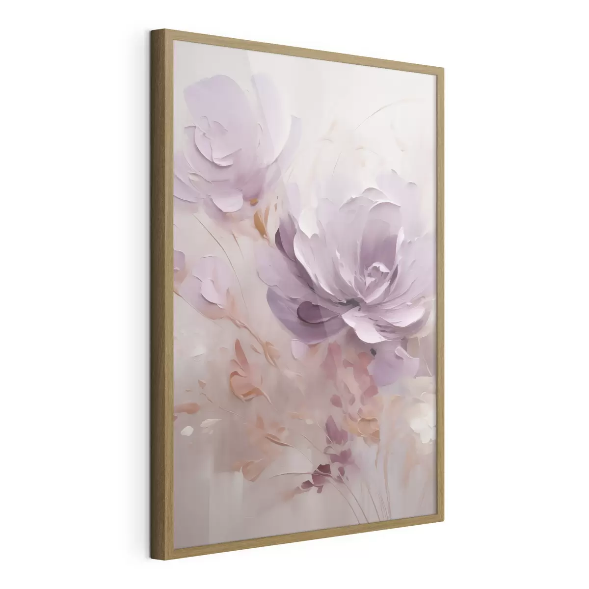 Poster Aquarelle représentant une pivoine lilas f49734