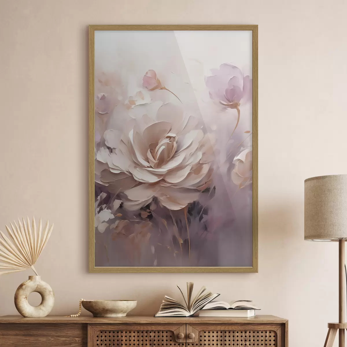 Poster Rose crème f49735