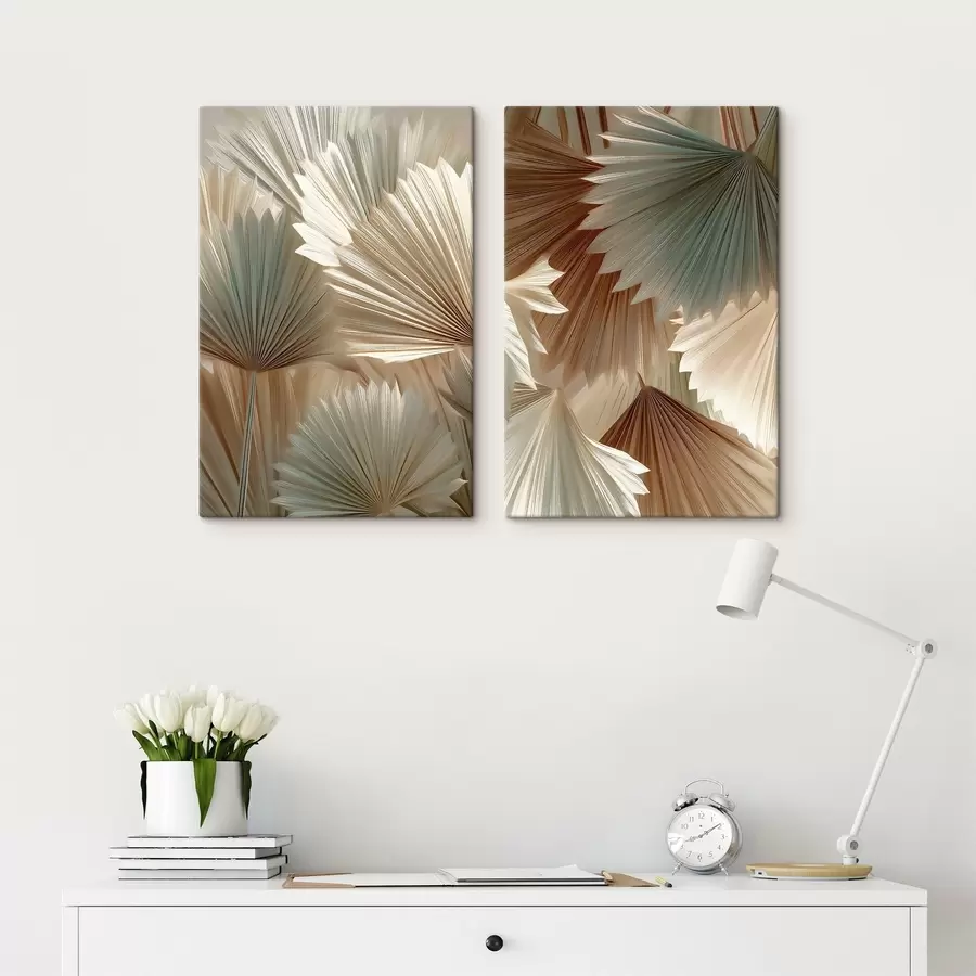 Tableau Feuilles de palmier tropical m30662