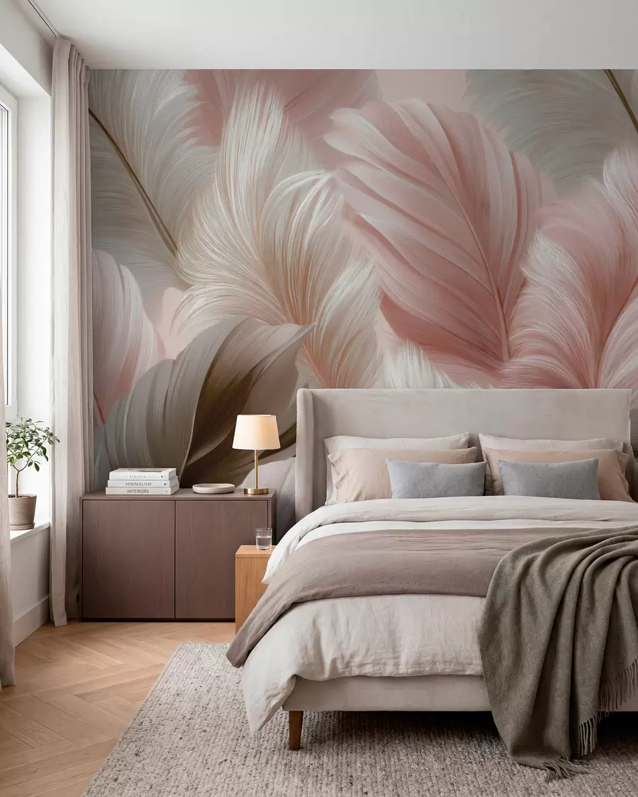 Papier peint Plumes w05743