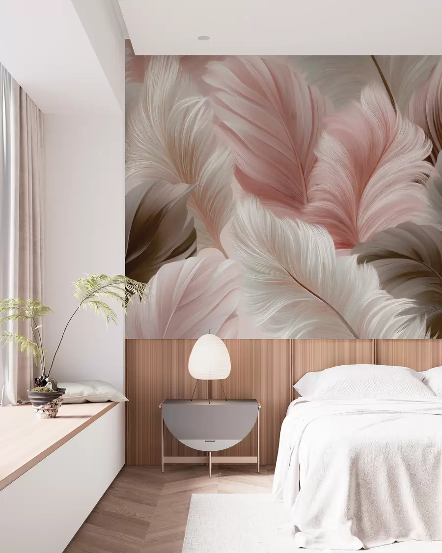 Papier peint Plumes w05743