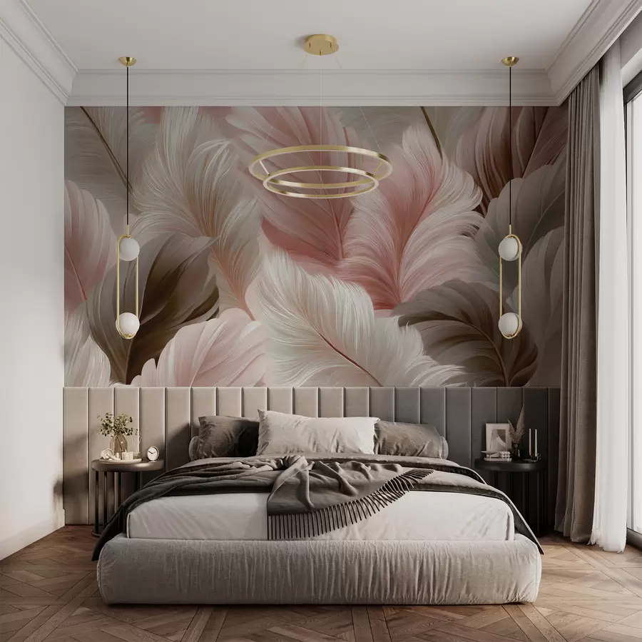 Papier peint Plumes w05743