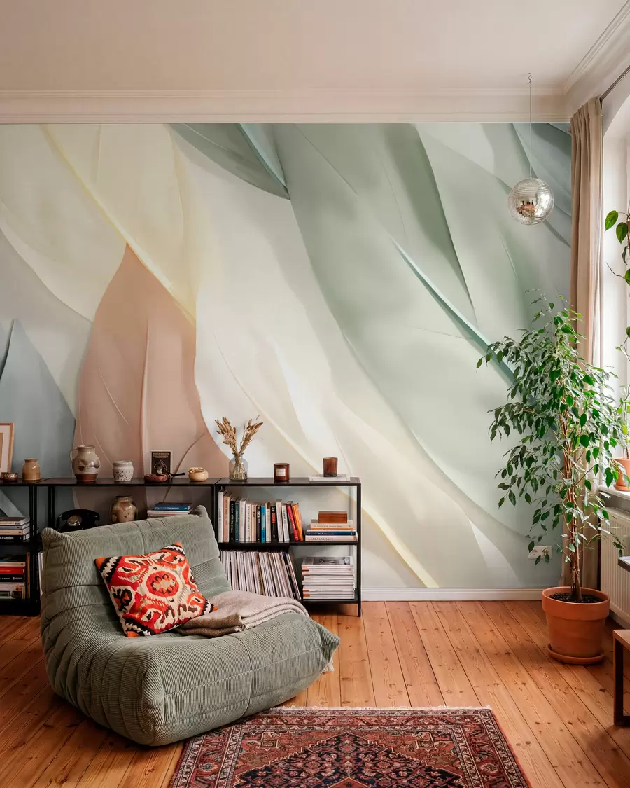 Papier peint Feuilles w05745
