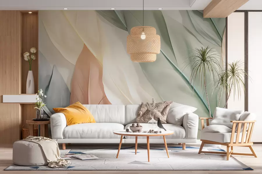 Papier peint Feuilles w05745