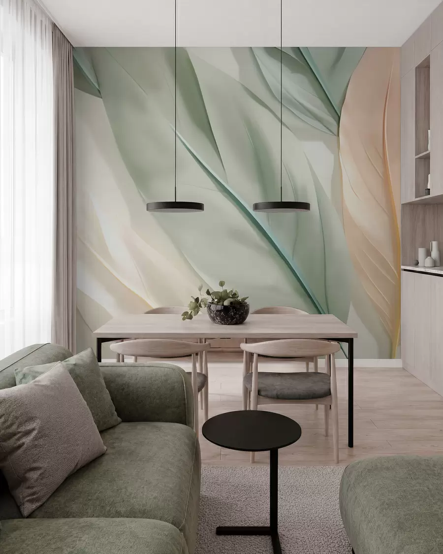 Papier peint Feuilles w05745