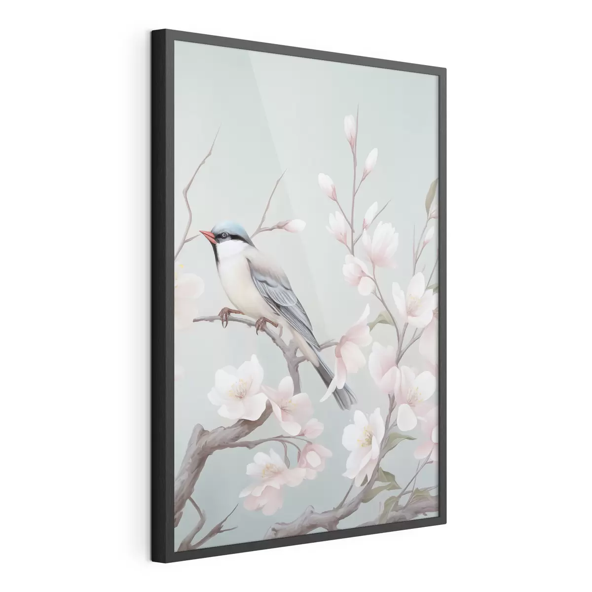 Poster Fleurs de cerisier en pleine floraison, aquarelle f49551